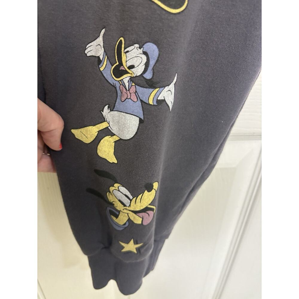 Torrid Mickey & Friends Gray Jogger Sweatpants 1X Minnie Pluto Goofy Donald - Picture 7 of 9